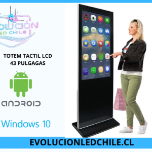 TOTEM TOUCH DE 43 PULGADAS ANDROID O WINDOWS
