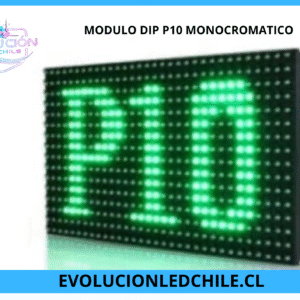 MODULO P10 MONOCROMATICO PARA EXTERIOR 5V TIPO DIP