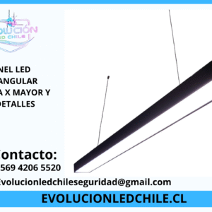 LAMPARA COLGANTE SUSPENDIDA COLOR NEGRO ESTRUCTURA ALUMINIO PRIMERA CALIDAD